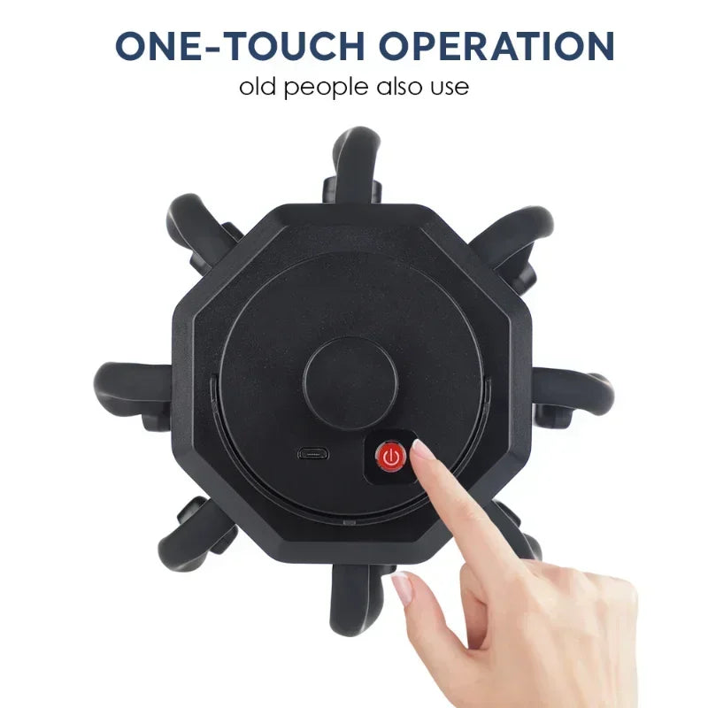 SCALPA™ Pro Scalp Massager – One-touch operation button, easy to use for all ages